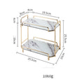 Zhiyou Nordic Inspired Cosmetic Storage Rack For Skincare And Perfume Metal Glass Vanity Organizer For Beauty Enthusiasts