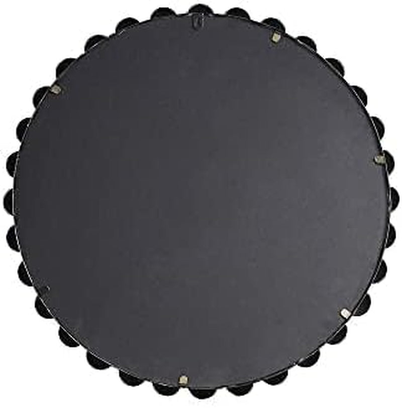 Round Wall Mirror With Gold Metal Frame 27 Inch Entryway