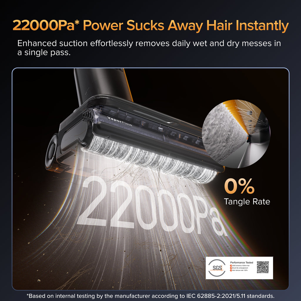 Roborock F25 Ultra Wet & Dry Vacuum with Steam and High Temperature Cleaning