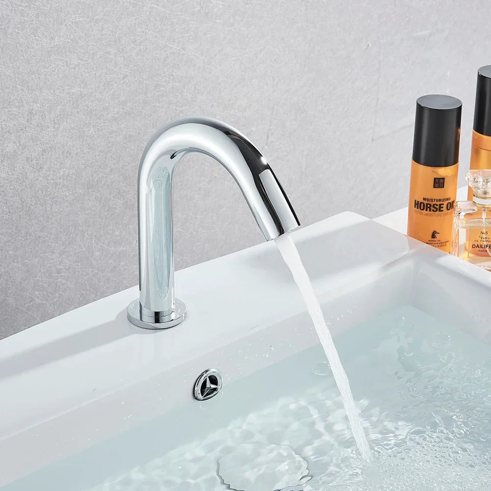 DecorBites™ Infrared Sensor Faucet Mixer for Touchless Electric Basin - Hot & Cold Water