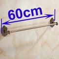 DecorBites™ Antique Brass Towel Bar - Wall Mounted Bathroom Accessories