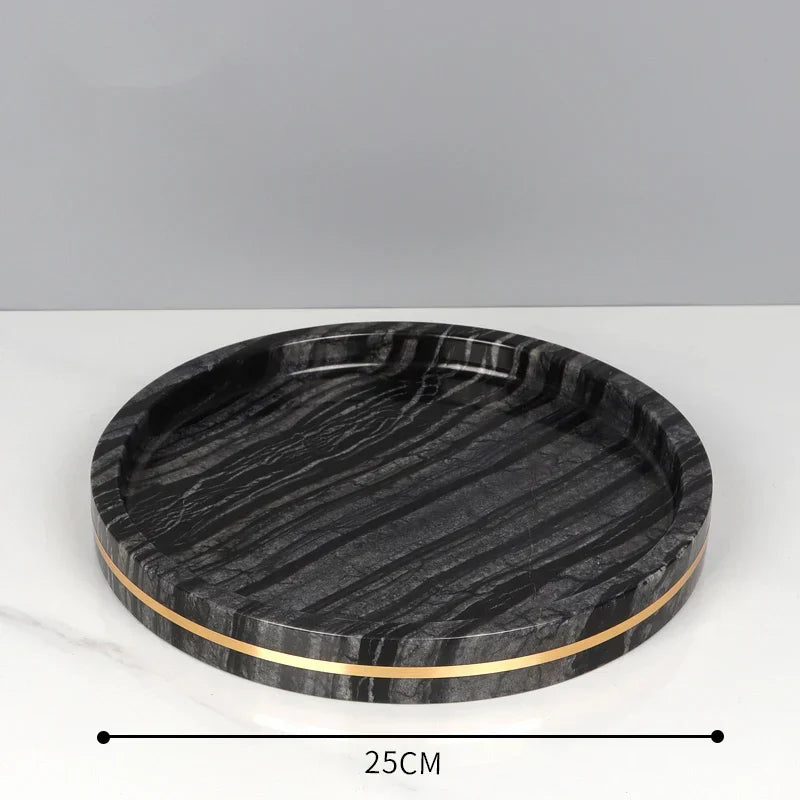 DecorBites™ Black Marble Bathroom Accessories Set