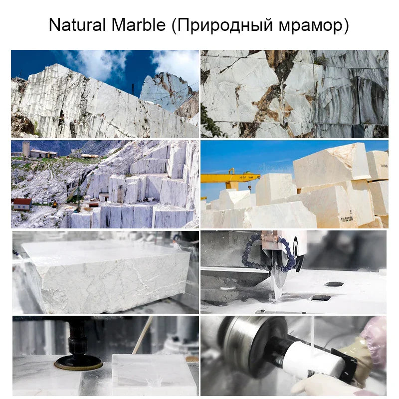 DecorBites™ Black Marble Bathroom Accessories Set