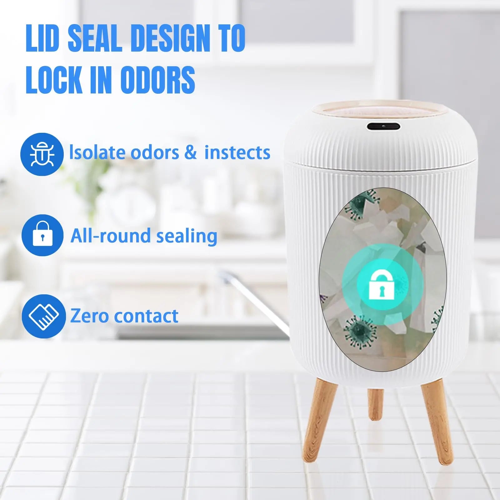 Motion Sensor Trash Can