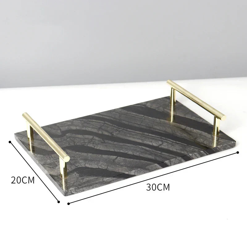 DecorBites™ Black Marble Bathroom Accessories Set