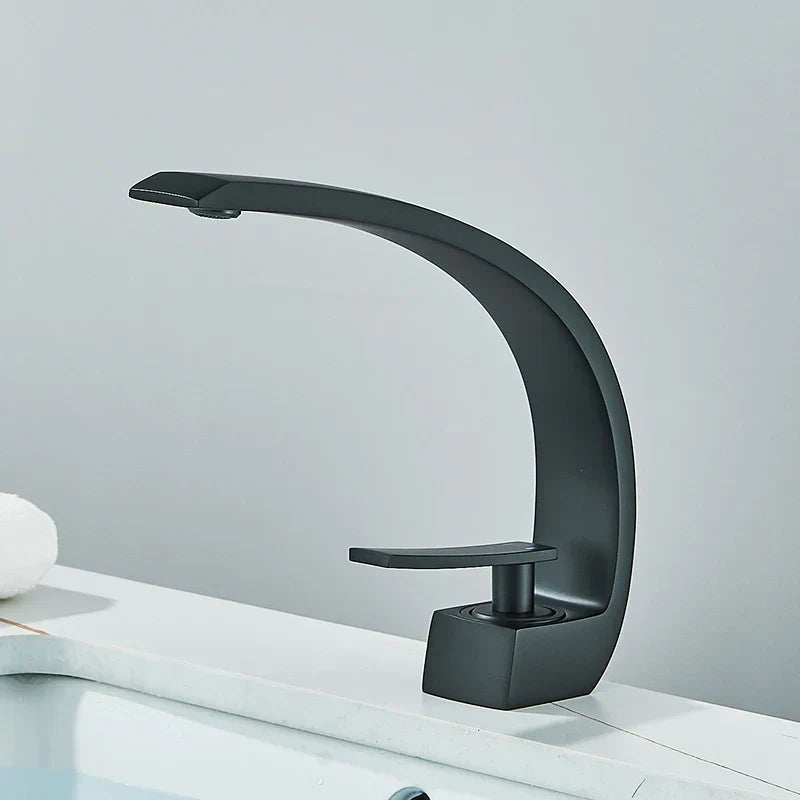 DecorBites™ Black Luxury Brass Basin Faucet Mixer Tap