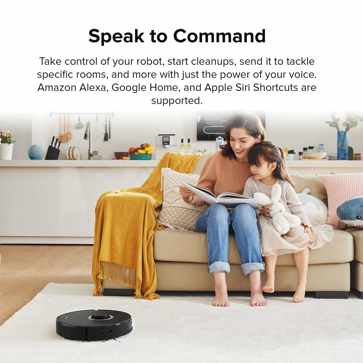 Roborock Q7 Max+ Robot Vacuum with Auto-Empty Dock Pure